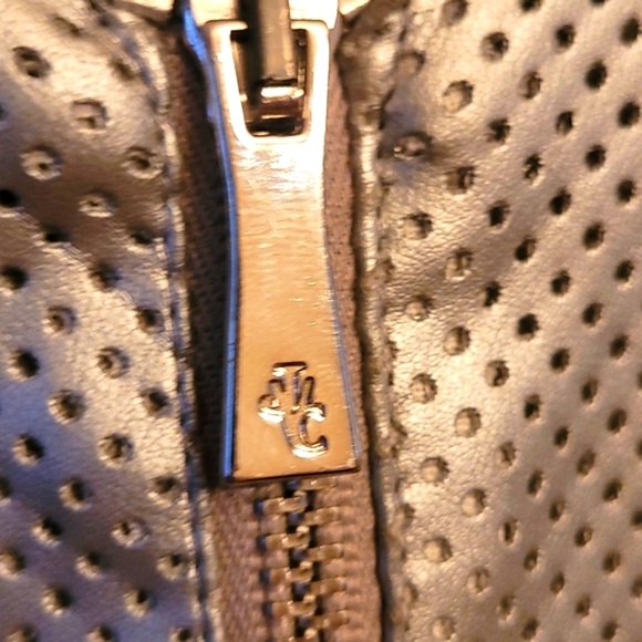 VJC Versace Silver Perforated Jacket - Picture 6 of 14